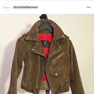 CHRISTIAN BENNER custom leather jacket size S